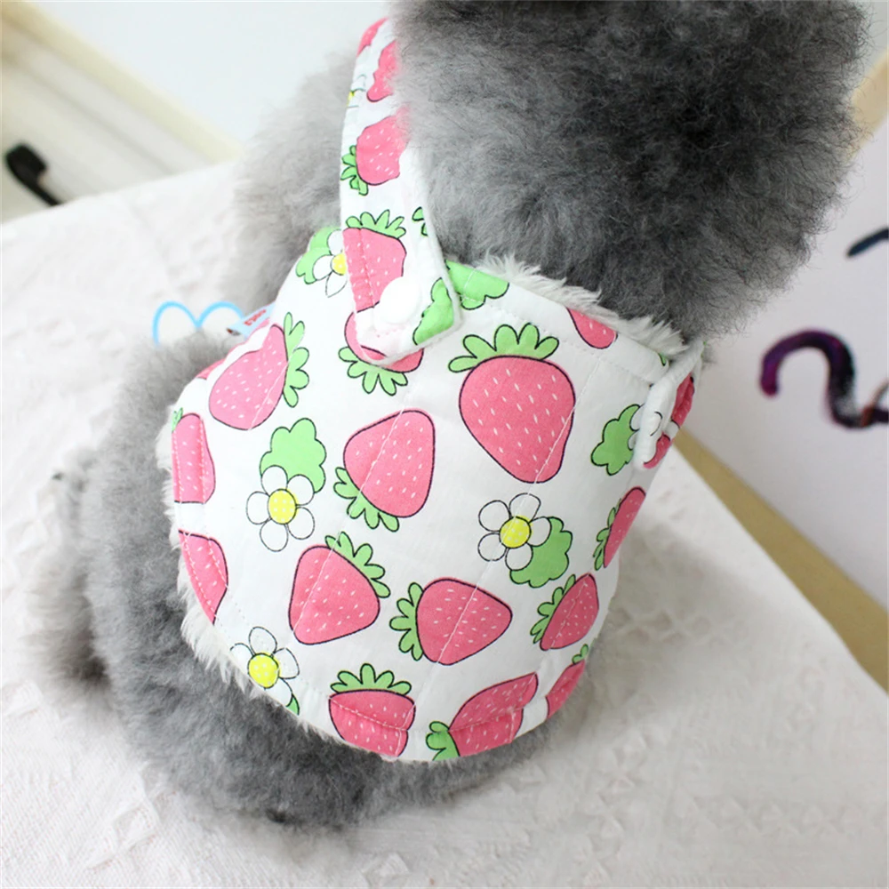 Dog Clothes Floral Puppy Winter Vest Warm and Comfortable Pet Quilted Cotton Vest Teddy Cute Princess Clothes Pet Supplies Decor
Dog Clothes Floral Puppy Winter Vest Warm and Comfortable Pet Quilted Cotton Vest Teddy Cute Princess Clothes Pet Supplies Decor