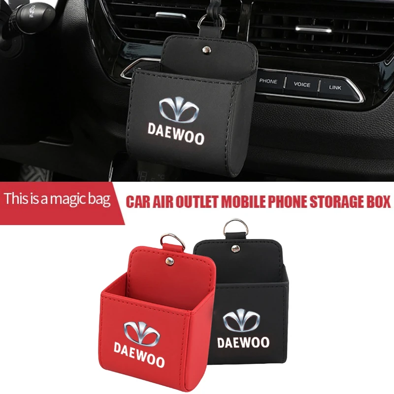 Leather Styling Storage Bag Car Air Vent Decoration for Daewoo Logo Matiz Nexia Lanos Nubira Espero Gentra Leganza Tico Winstorm
Leather Styling Storage Bag Car Air Vent Decoration for Daewoo Logo Matiz Nexia Lanos Nubira Espero Gentra Leganza Tico Winstorm