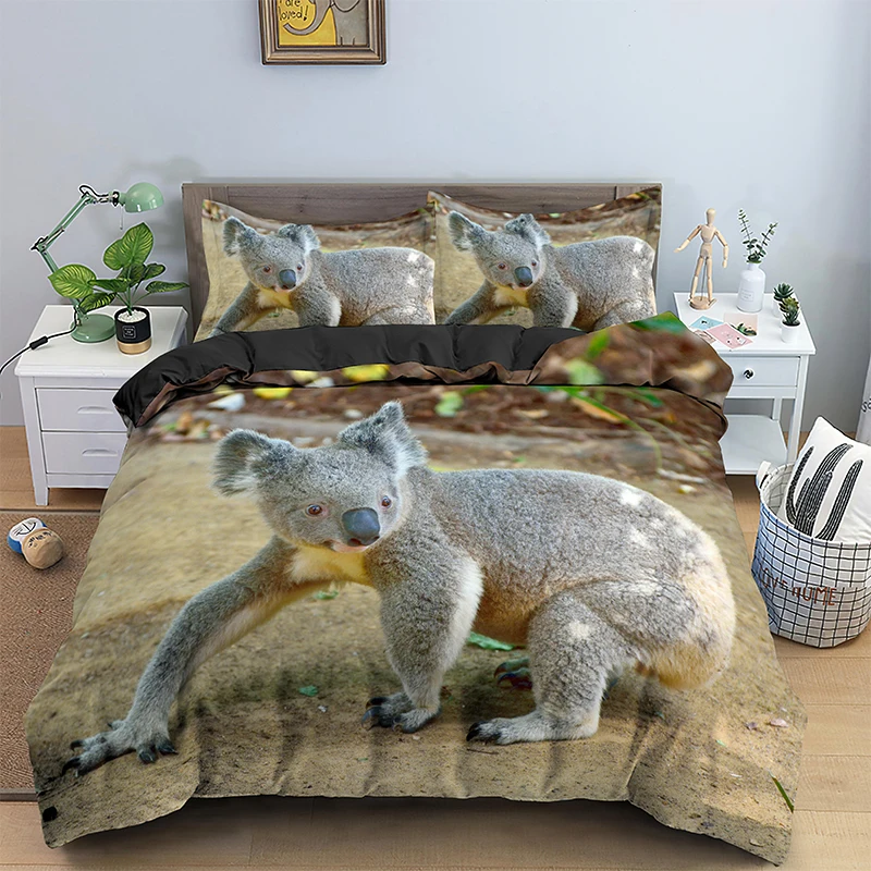 3d Animal Koala Duvet Cover Set with Pillowcase 2/3pcs Bedding Sets Home Cool Design Full Queen King Best Gift Bedline
3d Animal Koala Duvet Cover Set with Pillowcase 2/3pcs Bedding Sets Home Cool Design Full Queen King Best Gift Bedline