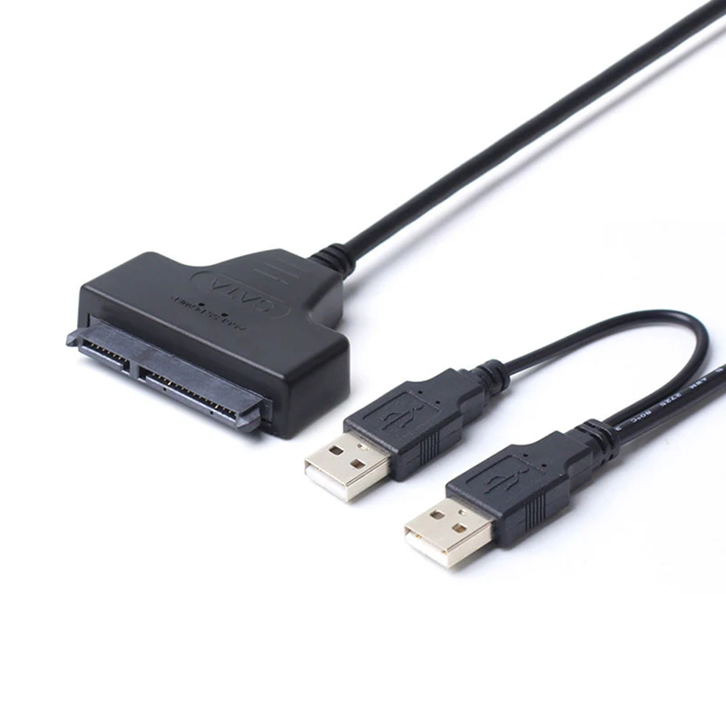 Новый Кабель-адаптер USB 2 0 к SATA Serial ATA для 5 "HDD SSD ноутбука жесткого диска |
