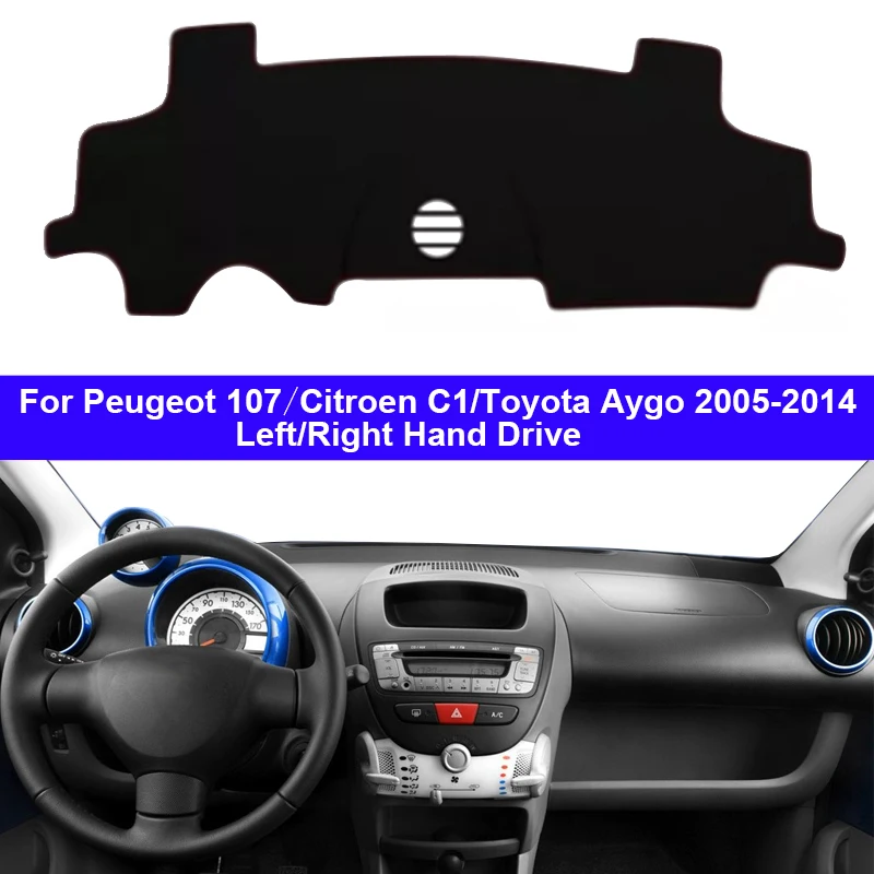 Внутренняя крышка приборной панели автомобиля для Peugeot 107 Citroen C1 Toyota Aygo 2005-2014