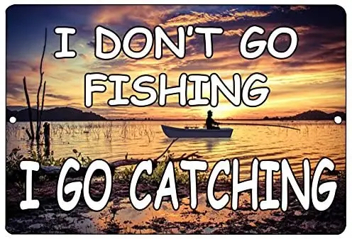 Rogue River Tactical Funny Fishing Boat Metal Tin Sign Wall Decor Man Cave Bar I Go Catching Posters Stickers Plates 12 X 8
Rogue River Tactical Funny Fishing Boat Metal Tin Sign Wall Decor Man Cave Bar I Go Catching Posters Stickers Plates 12 X 8