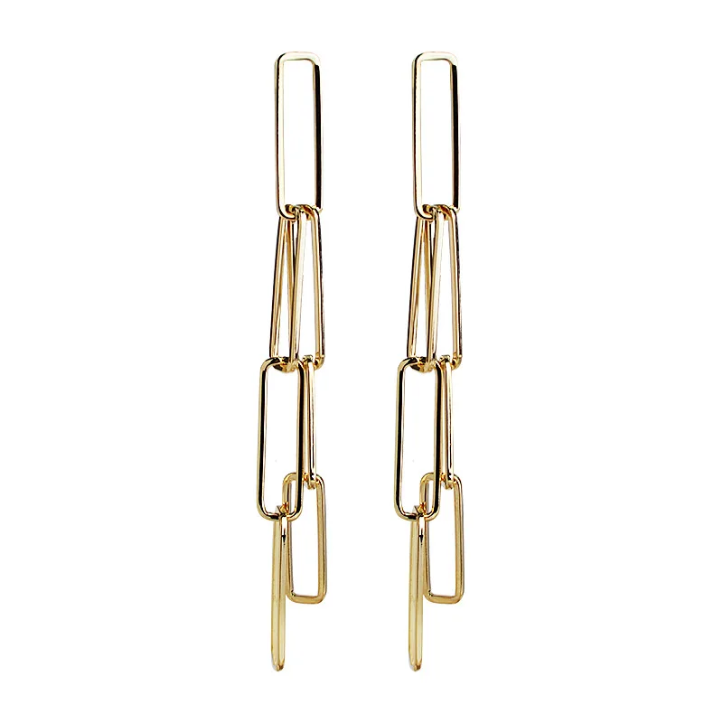 SIPENGJEL Fashion Long Tassel Chain Shape Summer Earrings Gold Punk Kpop Earrings For Women Girls Jewelry Gift
SIPENGJEL Fashion Long Tassel Chain Shape Summer Earrings Gold Punk Kpop Earrings For Women Girls Jewelry Gift