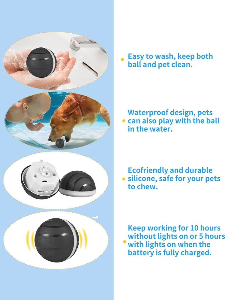 Christmas Wicked Ball 2nd Generation AntiBite Waterproof Pet Toy Magic Roller Ball USB Pet Ball LED Rolling Flash Fun Ball gifts
Christmas Wicked Ball 2nd Generation AntiBite Waterproof Pet Toy Magic Roller Ball USB Pet Ball LED Rolling Flash Fun Ball gifts