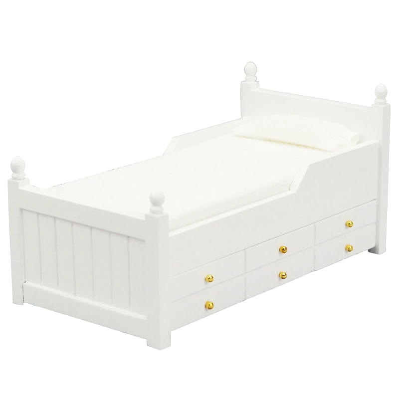 1:12 Scale Mini Drawer Bed Model Dollhouse Miniature Accessories Bedroom Furnitures
1:12 Scale Mini Drawer Bed Model Dollhouse Miniature Accessories Bedroom Furnitures