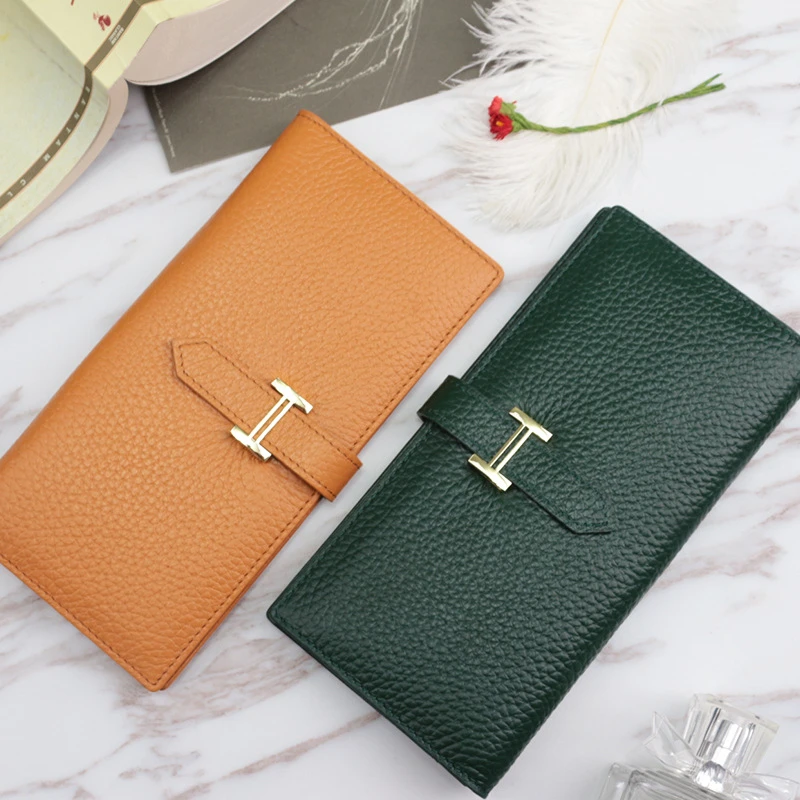 Women Genuine Leather Slim Wallets Long Multiple Cards Holder Clutch Purse Female Original Leather Solid Wallet Designer
Women Genuine Leather Slim Wallets Long Multiple Cards Holder Clutch Purse Female Original Leather Solid Wallet Designer