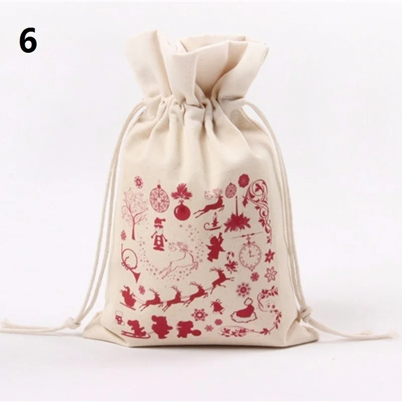 16x22.5cm Christmas Candy Bag Canvas Gift Bags Santa Deer Elk New Year Xmas Nevidad Best Gifts For Kids Event Party Decor 1PC
16x22.5cm Christmas Candy Bag Canvas Gift Bags Santa Deer Elk New Year Xmas Nevidad Best Gifts For Kids Event Party Decor 1PC