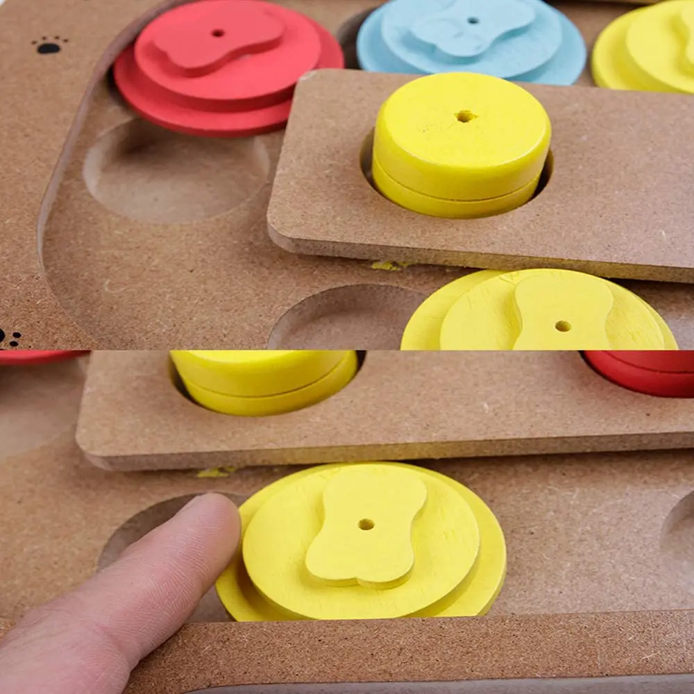 New Dog Toys Wooden Puzzle Toys Slow Food Dispenser Interactive Pet Toys Training Games Toys Durable
New Dog Toys Wooden Puzzle Toys Slow Food Dispenser Interactive Pet Toys Training Games Toys Durable