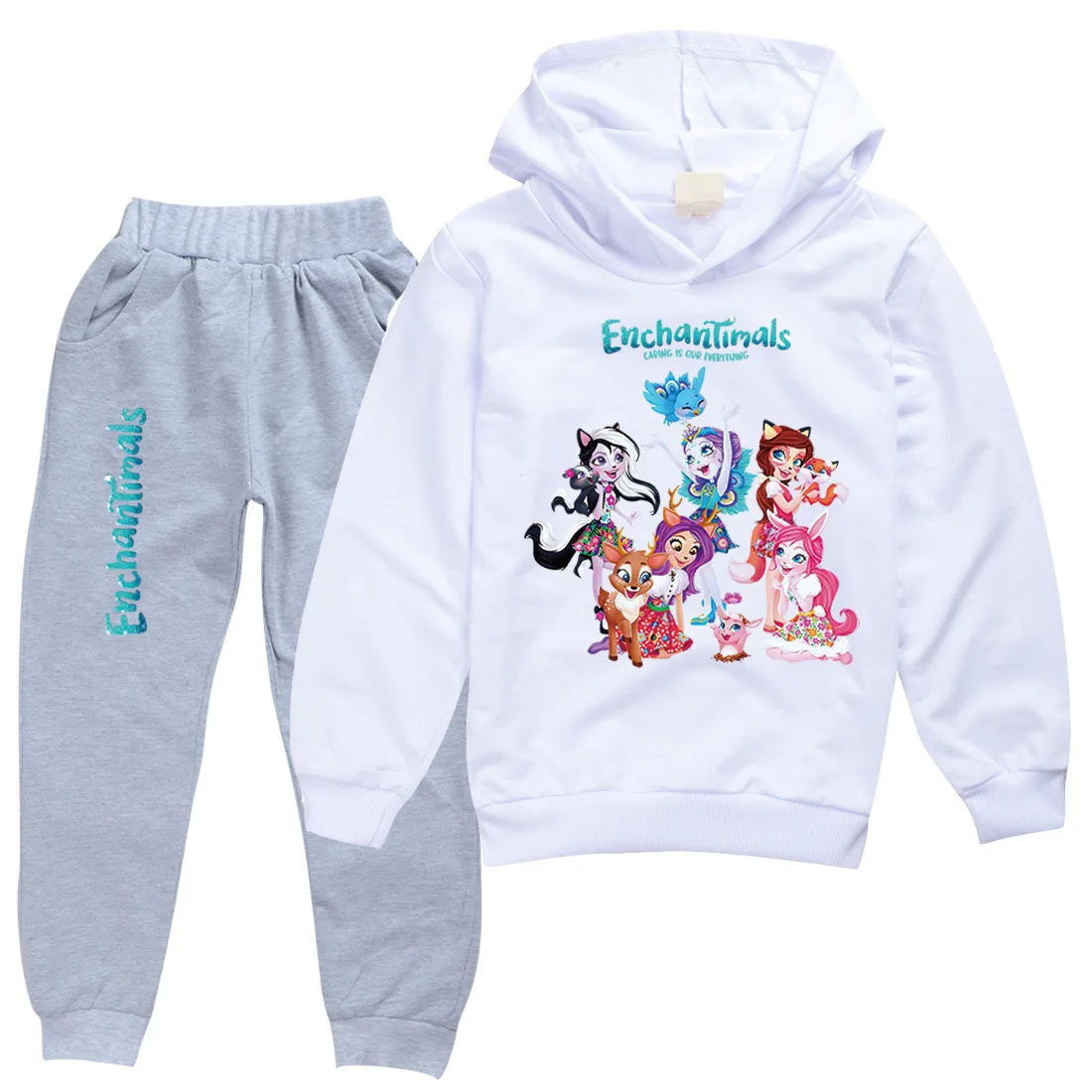 Printed Hoodie Pants 2pcs Sets Baby Boys Clothing Sets Toddler Girl Outfits Enchantimals Anime Tracksuit Kids Animal icon
Printed Hoodie Pants 2pcs Sets Baby Boys Clothing Sets Toddler Girl Outfits Enchantimals Anime Tracksuit Kids Animal icon
