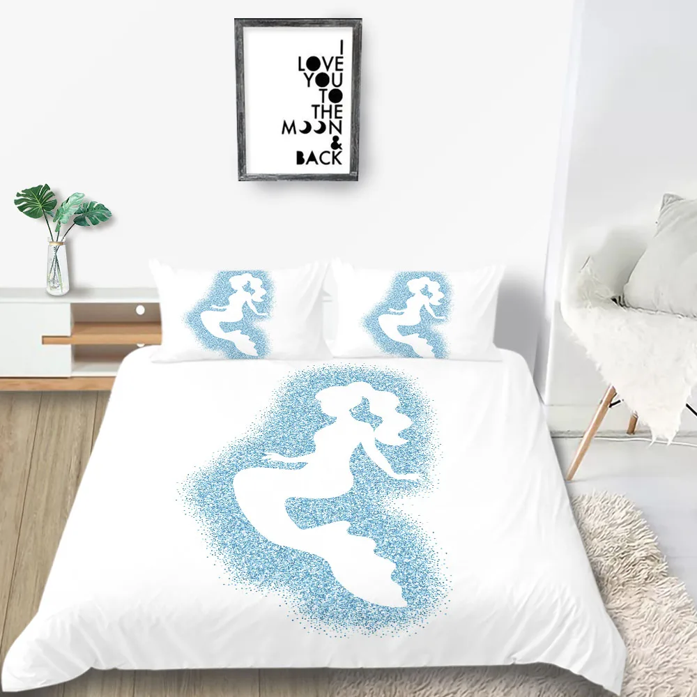 3D Mermaid And Color Fish Scales Printing Bedding Sets 2/3Pcs/Set Duvet Cover Set Dream Bed Sheet AB Side Duvet Cover 2019 Bed
3D Mermaid And Color Fish Scales Printing Bedding Sets 2/3Pcs/Set Duvet Cover Set Dream Bed Sheet AB Side Duvet Cover 2019 Bed