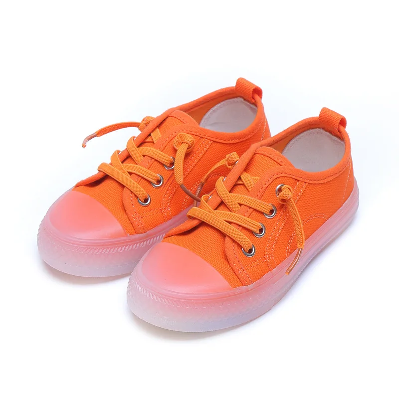 Children Autumn Breathable Canvas Shoes For Boys Girls Crystal Sole Candy Color Casual Shoes Kids Sports Shoes Size 21-37
Children Autumn Breathable Canvas Shoes For Boys Girls Crystal Sole Candy Color Casual Shoes Kids Sports Shoes Size 21-37