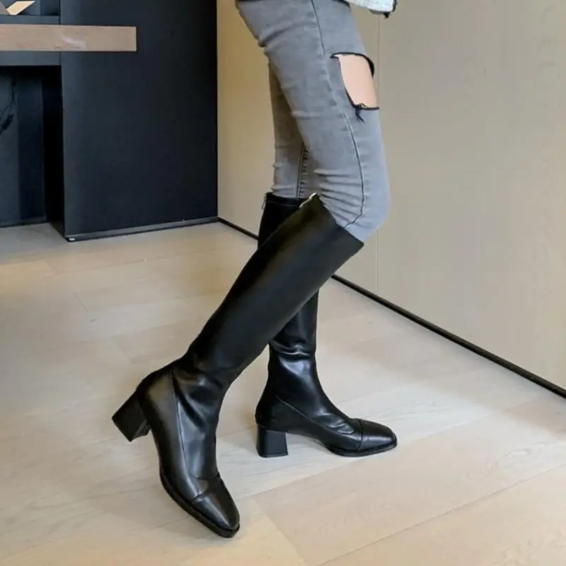 KemeKiss Size 34-43 Women Knee Boots Woman High Heel Winter Shoes Women Warm Boots Fashion Sexy Long Square Toe Footwear
KemeKiss Size 34-43 Women Knee Boots Woman High Heel Winter Shoes Women Warm Boots Fashion Sexy Long Square Toe Footwear