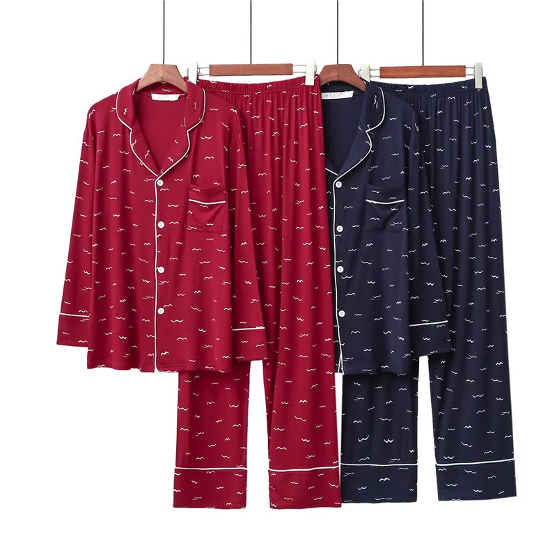 Fdfklak Women's Spring Autumn Pyjamas Two-Piece Home Suit For Women Long-Sleeved Pijama Mujer Pajama Sleep Lounge Pajama 
Fdfklak Women's Spring Autumn Pyjamas Two-Piece Home Suit For Women Long-Sleeved Pijama Mujer Pajama Sleep Lounge Pajama