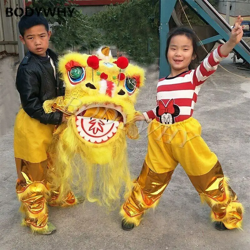 New Children Lion Dance Mascot Costume Wool Chinese Folk Art Southern Lion for Two Kids Fursuit
New Children Lion Dance Mascot Costume Wool Chinese Folk Art Southern Lion for Two Kids Fursuit
