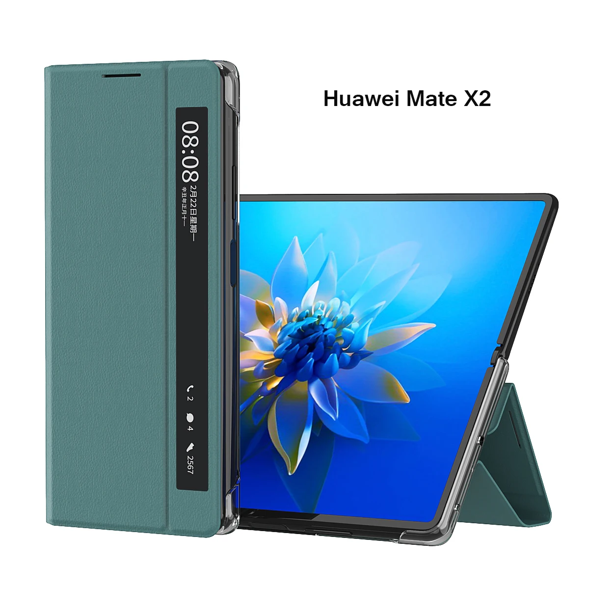 Luxury Leather Case for Huawei Mate X2 Magnetic Case Smart View Window Shockproof Shell for Huawei Mate X2 Cover with Bracket
Luxury Leather Case for Huawei Mate X2 Magnetic Case Smart View Window Shockproof Shell for Huawei Mate X2 Cover with Bracket