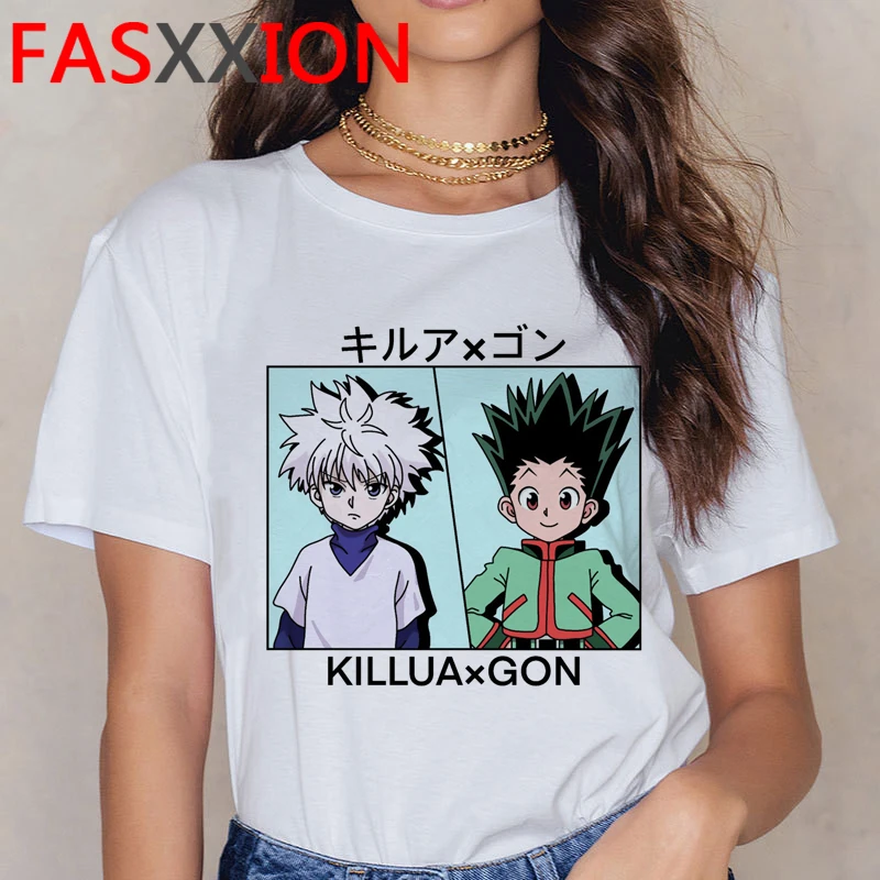 Летний топ Hunter x Hunter Hisoka, женская футболка в стиле Харадзюку, кавайная парная одежда для гранж, уличная одежда
Летний топ Hunter x Hunter Hisoka, женская футболка в стиле Харадзюку, кавайная парная одежда для гранж, уличная одежда