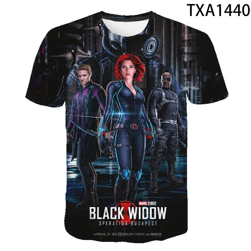New Summer Movie Widow Print 3D T-shirt Men Women Children Summer Streetwear Short Sleeve T Shirt Boy Girl Kids Cool Tops
New Summer Movie Widow Print 3D T-shirt Men Women Children Summer Streetwear Short Sleeve T Shirt Boy Girl Kids Cool Tops