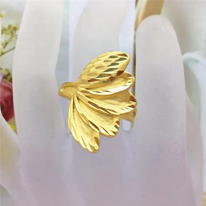 Fashion Sand Gold 14K Ring for Women Wedding Anniversary Jewelry Delicate Leaves Yellow Gold Ring for Girlfriend Birthday Gifts
Fashion Sand Gold 14K Ring for Women Wedding Anniversary Jewelry Delicate Leaves Yellow Gold Ring for Girlfriend Birthday Gifts