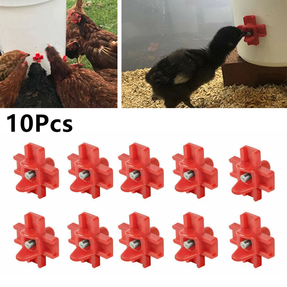 10Pcs/Set Automatic Nipple Drinker Cross-shaped Chicken Duck Drinker Quail Drinking Pigeon Drinker 360 Degree Bucket Drinker
10Pcs/Set Automatic Nipple Drinker Cross-shaped Chicken Duck Drinker Quail Drinking Pigeon Drinker 360 Degree Bucket Drinker