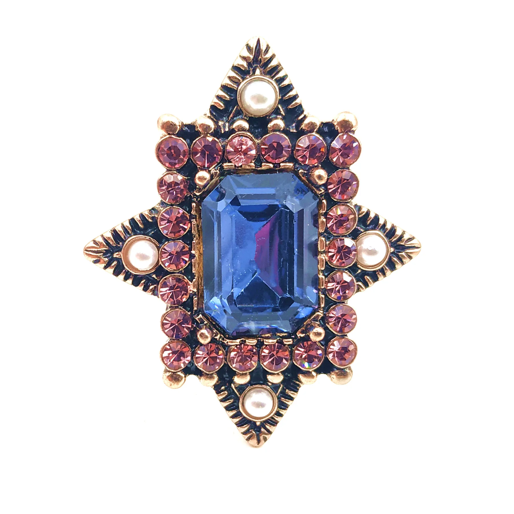 Vintage Style Blue Rectangle Stone Centered Burst Star Broaches Pins Retro Art Nouveau Scarf Shawl Business Suit Dress Jewelry
Vintage Style Blue Rectangle Stone Centered Burst Star Broaches Pins Retro Art Nouveau Scarf Shawl Business Suit Dress Jewelry