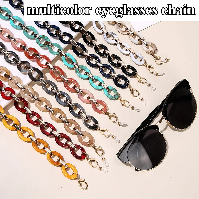 Vintage Acrylic Glasses Chain Acrylic Unisex Pure Color Exquisite Hand Feel Smooth 75 Cm Extended Chain Anti-lost Lanyard Chain
Vintage Acrylic Glasses Chain Acrylic Unisex Pure Color Exquisite Hand Feel Smooth 75 Cm Extended Chain Anti-lost Lanyard Chain