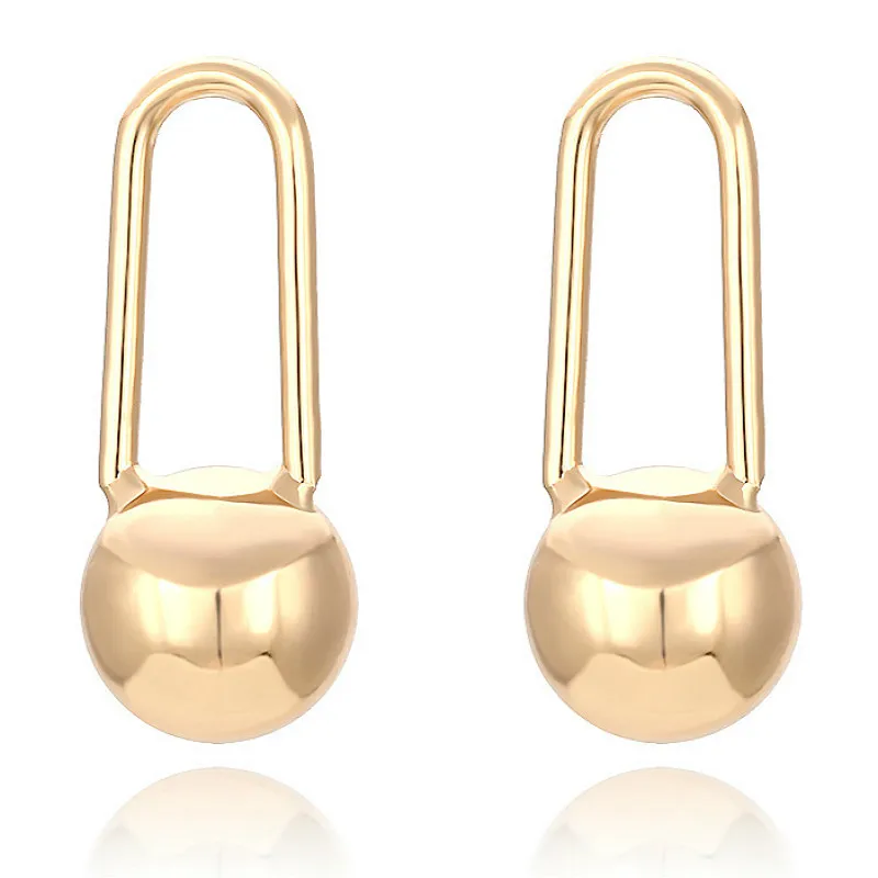 Простые золотые круглые серьги-гвоздики с шариками для женщин и девочек
Простые золотые круглые серьги-гвоздики с шариками для женщин и девочек