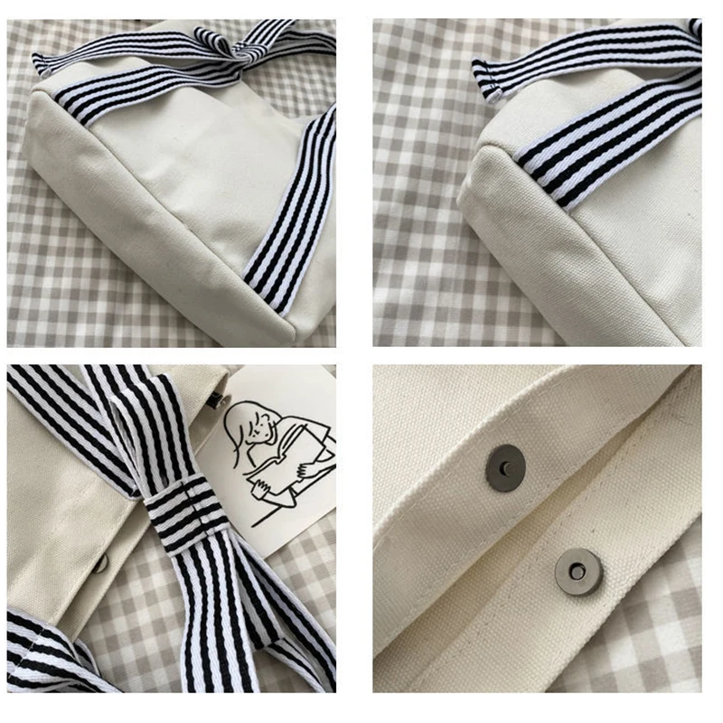 Canvas Women Shoulder Bags Female Tote Bags Casual Shopping Bag Women's 2021 
Canvas Women Shoulder Bags Female Tote Bags Casual Shopping Bag Women's 2021