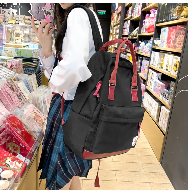 YTX637 Junior high school students large-capacity hit color bag net red backpack female college student computer backpack
YTX637 Junior high school students large-capacity hit color bag net red backpack female college student computer backpack