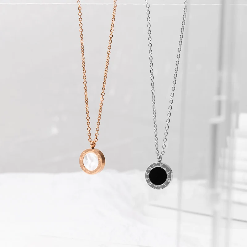 Luxury Gold Chain Roman Numeral Hanging Choker Necklace For Women Party Stainless Steel Pendants Necklace 2020 Fashion Jewelry
Luxury Gold Chain Roman Numeral Hanging Choker Necklace For Women Party Stainless Steel Pendants Necklace 2020 Fashion Jewelry