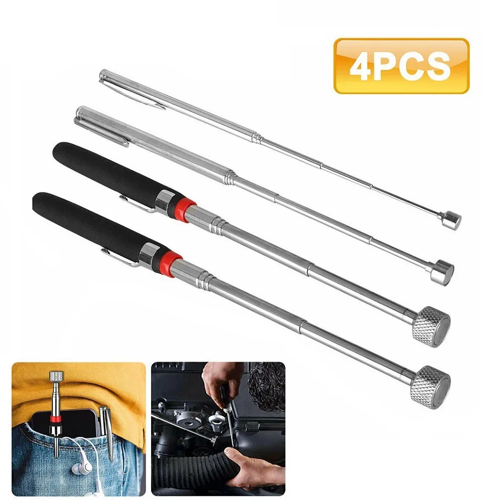 4pcs Pick Up Tool Extend Inspection Flexible Magnetic Pick-Up Tool Pick-up Rod Quality
4pcs Pick Up Tool Extend Inspection Flexible Magnetic Pick-Up Tool Pick-up Rod Quality