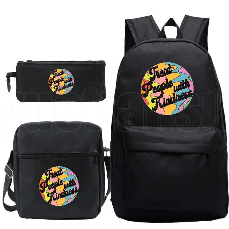 Hot Sale Mochila Harry Styles Backpack Men 3 PCS/set Treat People with Kindness Schoolbag Pencil Case Fine Line Shoulder Plecak 
Hot Sale Mochila Harry Styles Backpack Men 3 PCS/set Treat People with Kindness Schoolbag Pencil Case Fine Line Shoulder Plecak