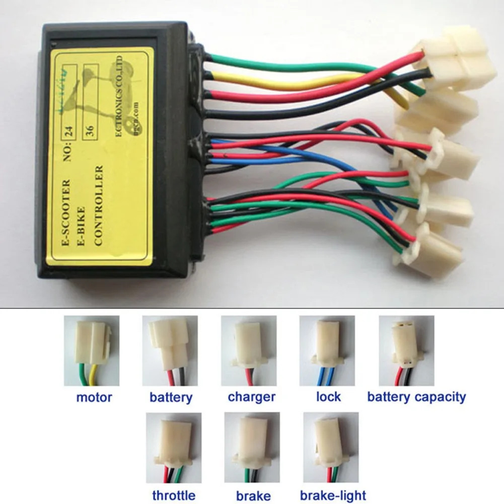 24V 250W Brushed Controller For For Little Dolphin Electric Bicycles Scooter E-Bike Plastic Durable Hoverboard Accessories Parts
24V 250W Brushed Controller For For Little Dolphin Electric Bicycles Scooter E-Bike Plastic Durable Hoverboard Accessories Parts
