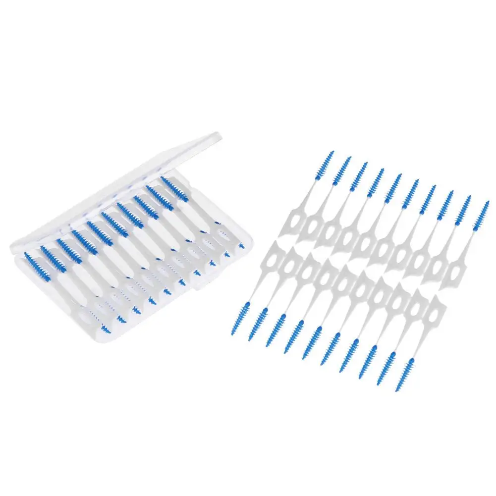 20/40pcs Dental Floss Interdental Floss Brushes Silicone Inter Dental Floss Brushes Tooth Whitening Cleaner Oral Care Tool 
20/40pcs Dental Floss Interdental Floss Brushes Silicone Inter Dental Floss Brushes Tooth Whitening Cleaner Oral Care Tool