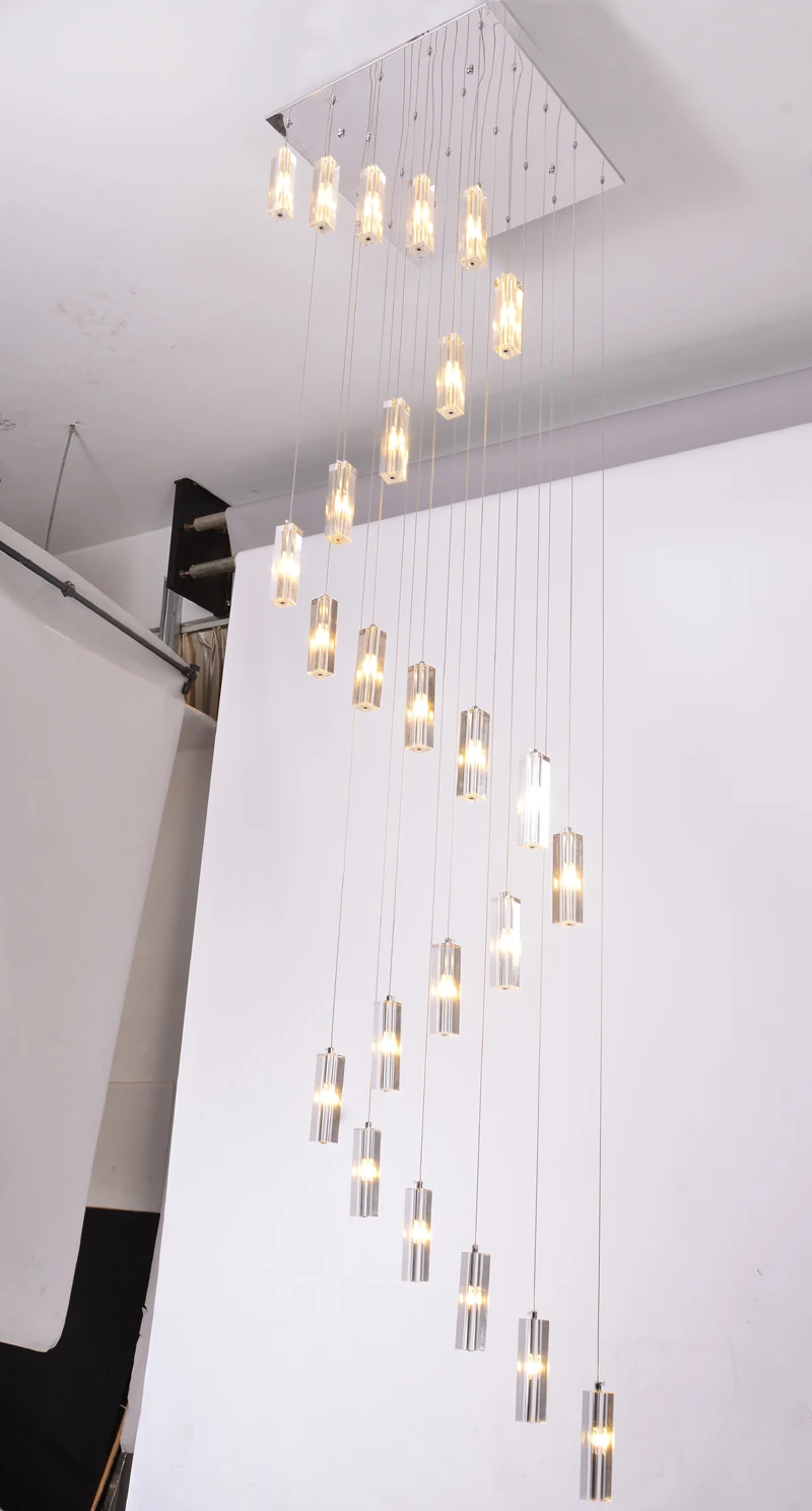 LED Chandelier Lighting Stairwell Double Spiral Chandeliers Modern Chandelier for Living Room Long Stair Led Lights Decoration 
LED Chandelier Lighting Stairwell Double Spiral Chandeliers Modern Chandelier for Living Room Long Stair Led Lights Decoration