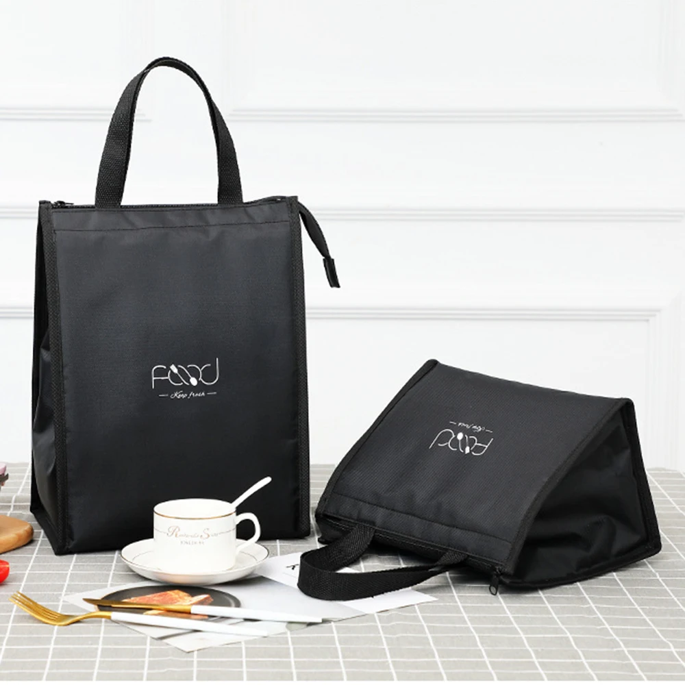 Black Insulated Reusable New Lunch Hand Zip Tote Bento Bag Cooler Warmer Portable Hand Zip Food Bags Waterproof Picnic Travel
Black Insulated Reusable New Lunch Hand Zip Tote Bento Bag Cooler Warmer Portable Hand Zip Food Bags Waterproof Picnic Travel