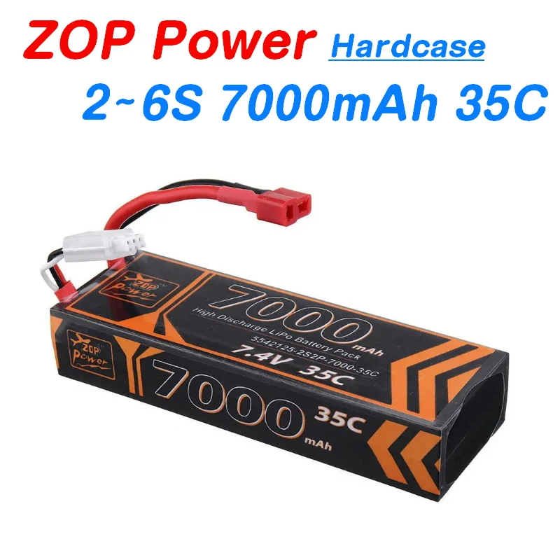 Zop Power 2S 3S 4S 5S 6S RC Lipo Battery 7.4V 11.1V 14.8V 18.5V 22.2V 7000mAh 35C With Hardcase For RC Airplane Drone Boat
Zop Power 2S 3S 4S 5S 6S RC Lipo Battery 7.4V 11.1V 14.8V 18.5V 22.2V 7000mAh 35C With Hardcase For RC Airplane Drone Boat