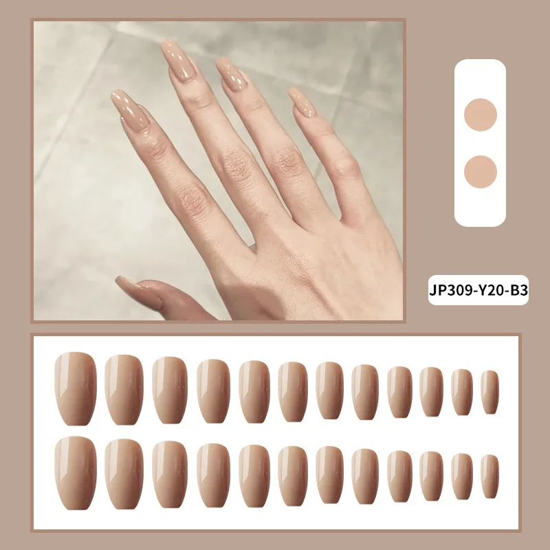 24pcs Pure Color Wear Long Paragraph Fashion Manicure Patch False Nails Save Time Wearable Nail Patch SANA889
24pcs Pure Color Wear Long Paragraph Fashion Manicure Patch False Nails Save Time Wearable Nail Patch SANA889
