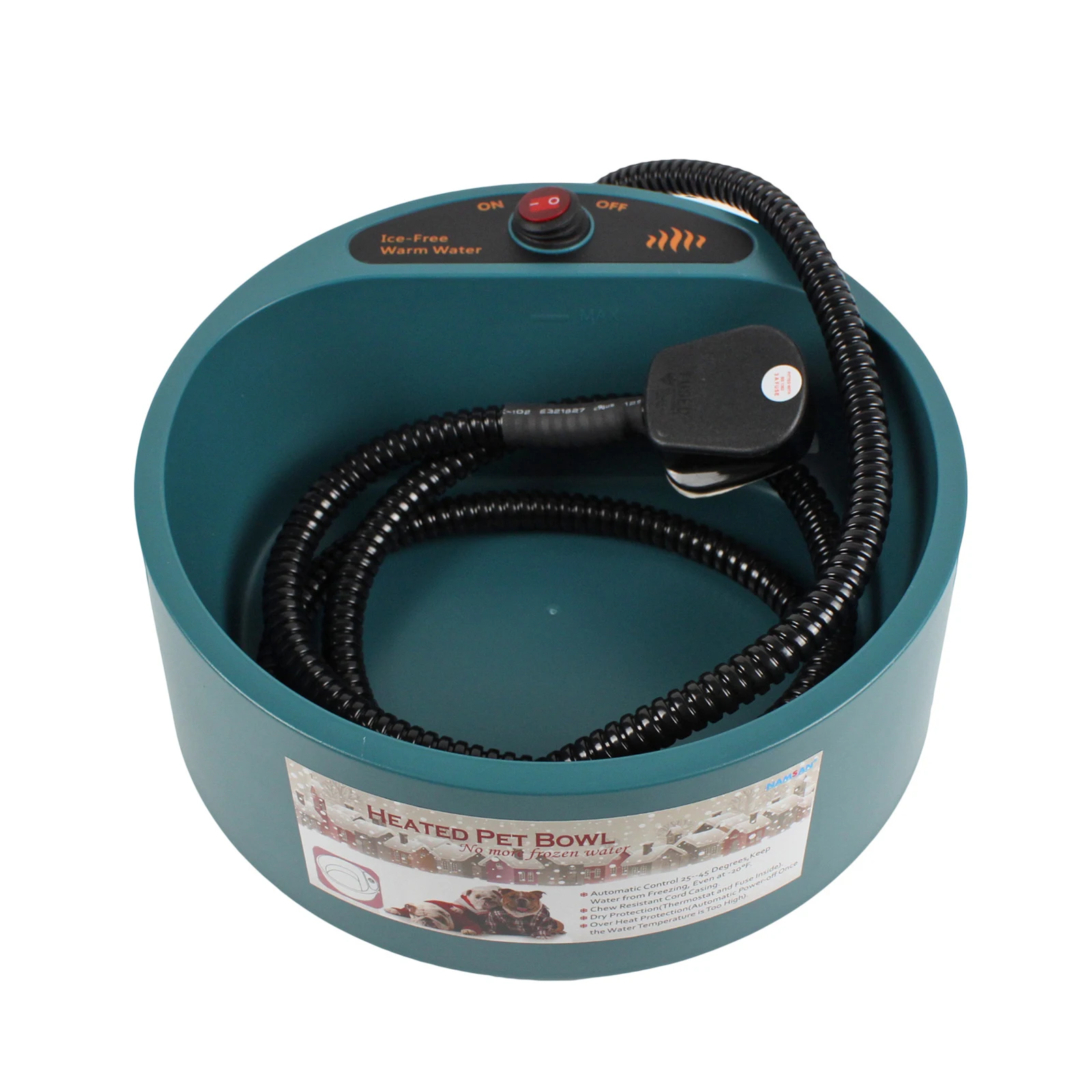 2.2L Pet Heated Water Bowl Electric Water Heating Bowl with Anti-bite Wire for Dogs Cats pet pet pet pet pet
2.2L Pet Heated Water Bowl Electric Water Heating Bowl with Anti-bite Wire for Dogs Cats pet pet pet pet pet