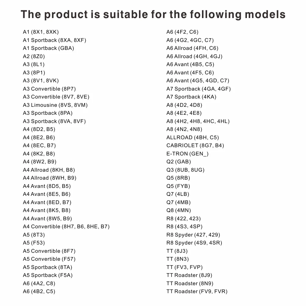 FOR Russia AUDI models 2000-2011 Electronic throttle controller improves acceleration chip tuning
FOR Russia AUDI models 2000-2011 Electronic throttle controller improves acceleration chip tuning