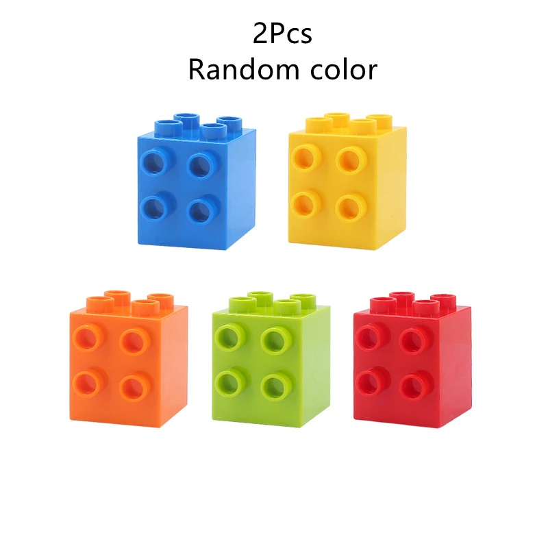 2Pcs Big Building Blocks Accessories Compatible Large Bricks Set Children Kid Foundation Smooth Plastic MOC DIY Educational Toy
2Pcs Big Building Blocks Accessories Compatible Large Bricks Set Children Kid Foundation Smooth Plastic MOC DIY Educational Toy