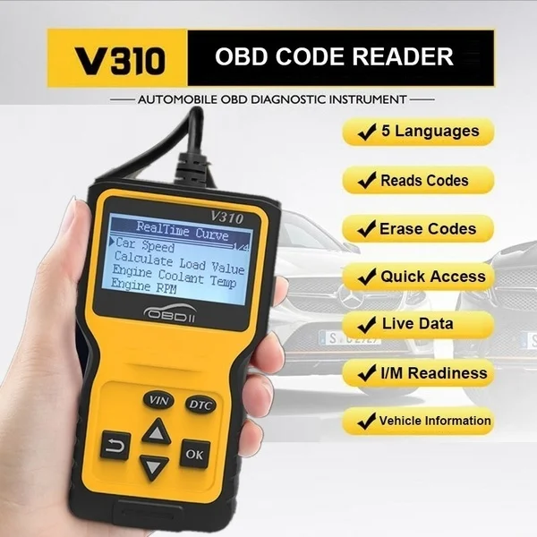 OBD2 Scanner OBD Reader Enhanced Universal Car Engine Fault Code Reader CAN Diagnostic Scan Tool for All OBD II Protocol Cars
OBD2 Scanner OBD Reader Enhanced Universal Car Engine Fault Code Reader CAN Diagnostic Scan Tool for All OBD II Protocol Cars