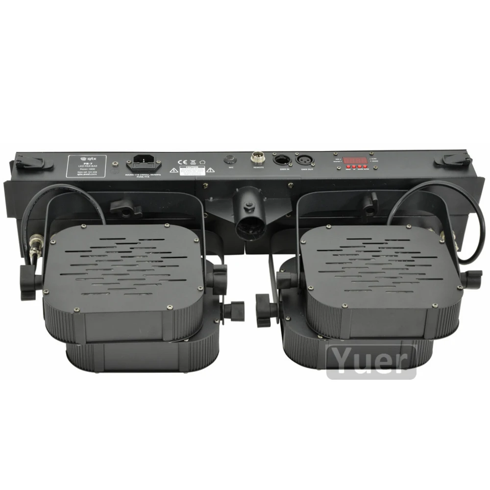 10 шт./лот DJ Disco LED Par Light наборы 7x10 Вт 4в1 RGBA/W сценическое освещение DMX512 Kit для цветной