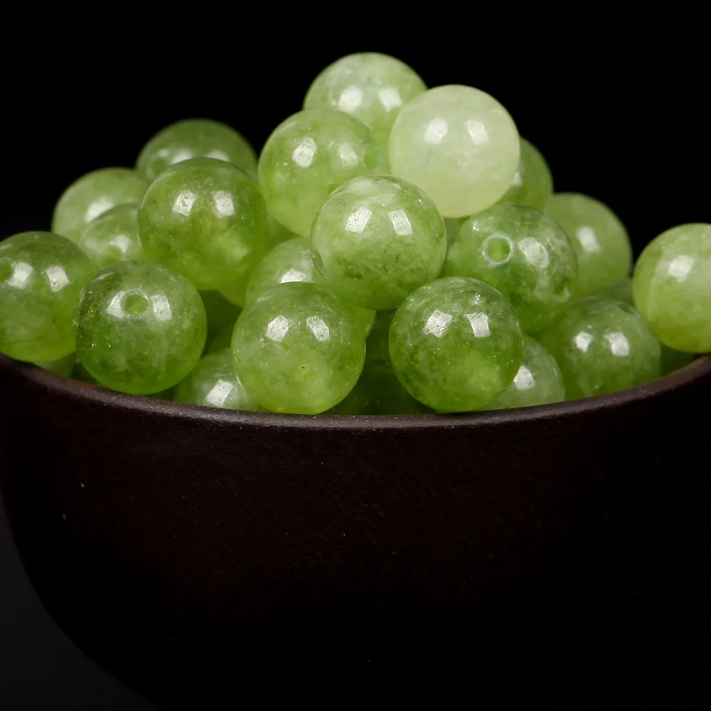 Natural Green Peridot Oliva Jades Stone Round Loose Spacer Beads For Jewelry Making DIY Bracelet Necklace 4 6 8 10 12mm
Natural Green Peridot Oliva Jades Stone Round Loose Spacer Beads For Jewelry Making DIY Bracelet Necklace 4 6 8 10 12mm