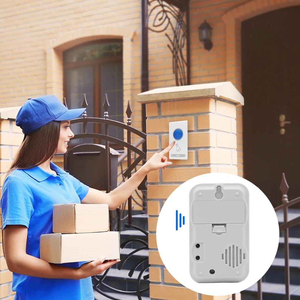 Home Wireless Smart Doorbell Remote Control 32 Ringtones Intelligent Door Ring House Security Accessaries Supplies
Home Wireless Smart Doorbell Remote Control 32 Ringtones Intelligent Door Ring House Security Accessaries Supplies