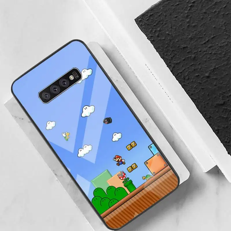 Super Mario Phone Case For Galaxy Tempered Glass Cases Apply To S10 S9 S8 S7 S6edge Plus TPU Cover
Super Mario Phone Case For Galaxy Tempered Glass Cases Apply To S10 S9 S8 S7 S6edge Plus TPU Cover