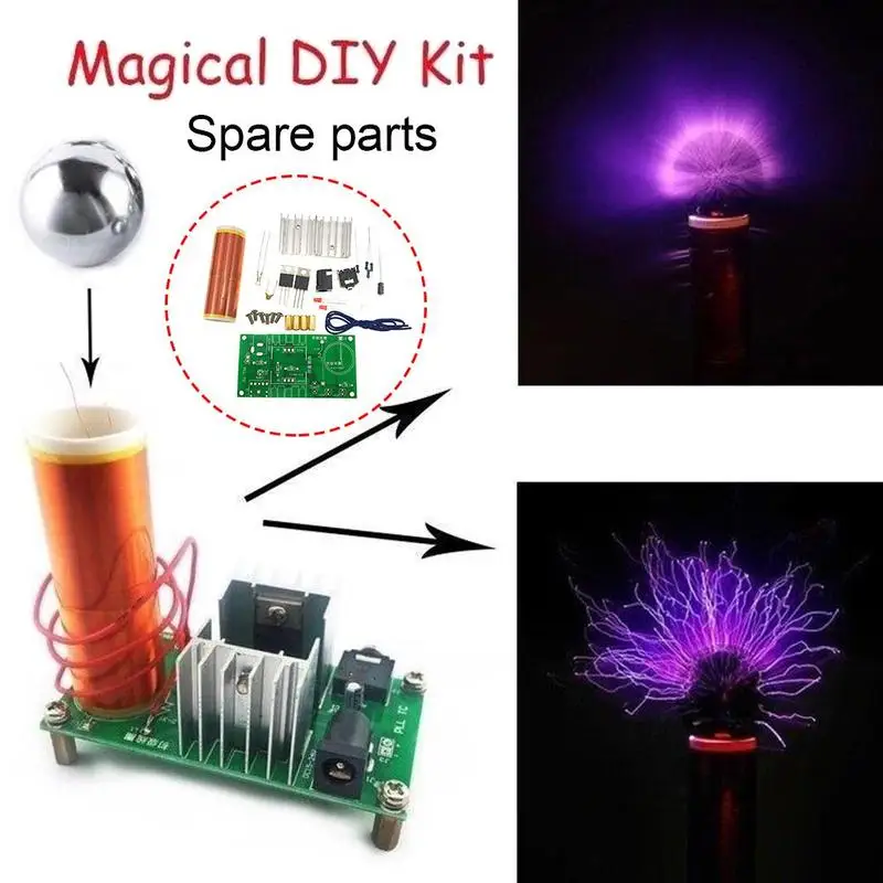 Coil Kit Mini Music Plasma Horn Speaker Wireless Transmission Coil Parts DIY Component DIY Electronic Kit M4N8
Coil Kit Mini Music Plasma Horn Speaker Wireless Transmission Coil Parts DIY Component DIY Electronic Kit M4N8