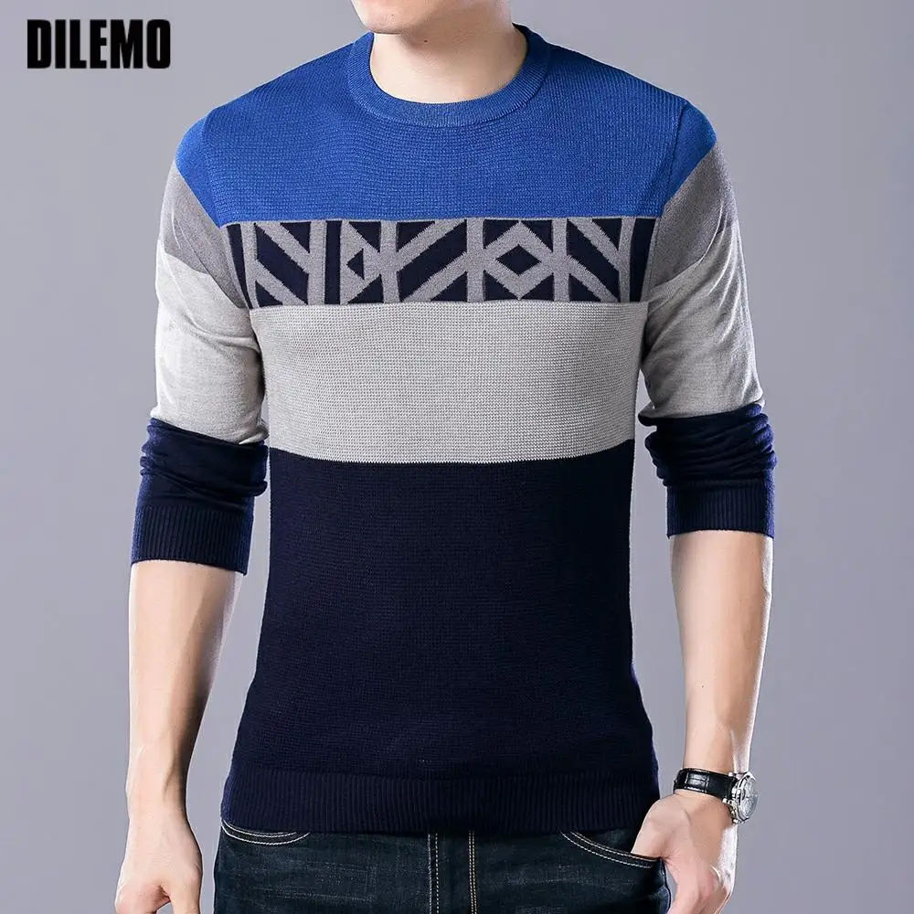 Top Quality New Brand Knit Pullover Oneck Fashion Sweater Mens Korean Trendy Woolen Casual Jumper Autum Winter Men Clothing
Top Quality New Brand Knit Pullover Oneck Fashion Sweater Mens Korean Trendy Woolen Casual Jumper Autum Winter Men Clothing