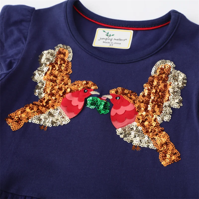 Jumping Meters Summer New Princess Dresses For Party Stripe Unicorn Embroidery Hot Selling European Style Baby Clothes Dress 
Jumping Meters Summer New Princess Dresses For Party Stripe Unicorn Embroidery Hot Selling European Style Baby Clothes Dress