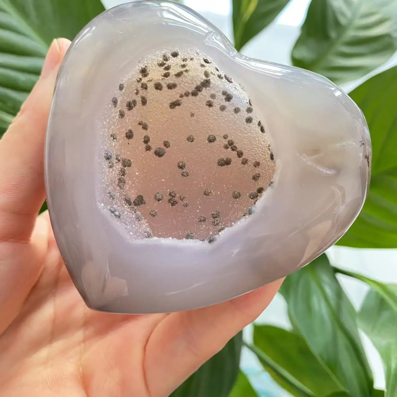 Natural agate durzy Crystal Quartz Energy Heart Reiki Healing Room Decoration Gift
Natural agate durzy Crystal Quartz Energy Heart Reiki Healing Room Decoration Gift