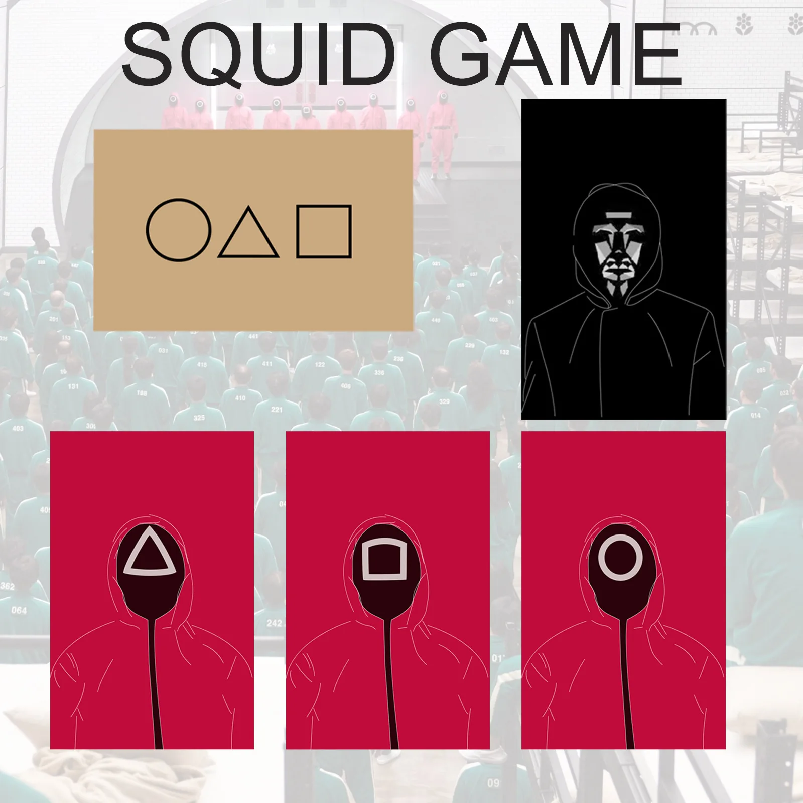 5PCS Squid Game Card Invitation Card Cosplay Prop Game Party Accessories TV Squid Game Movie Series Craft Cards
5PCS Squid Game Card Invitation Card Cosplay Prop Game Party Accessories TV Squid Game Movie Series Craft Cards